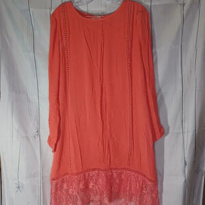 Charming Charlie BOHO long sleeve mini dress